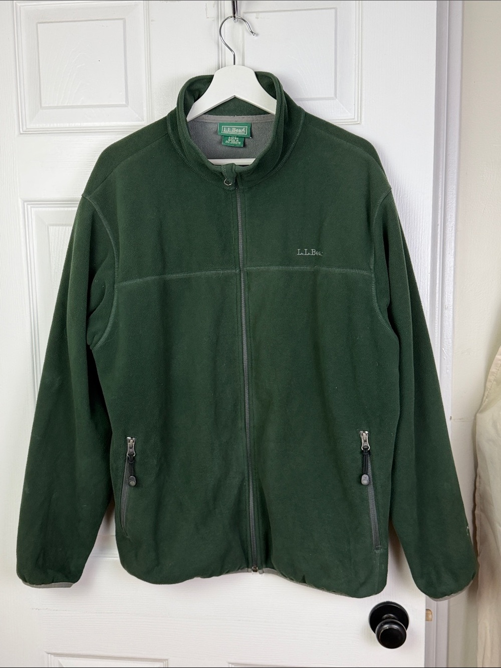 L.L.Bean men’s full zip fleece size large